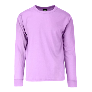 Adult Garment Dye Long Sleeve Neon Violet (GDLS-100)